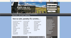 Desktop Screenshot of kam-na.cz