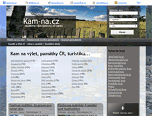 Tablet Screenshot of kam-na.cz